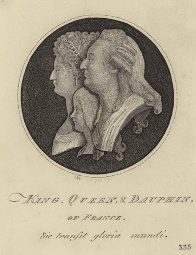 Der König, die Königin und der Dauphin von Frankreich von John Kay